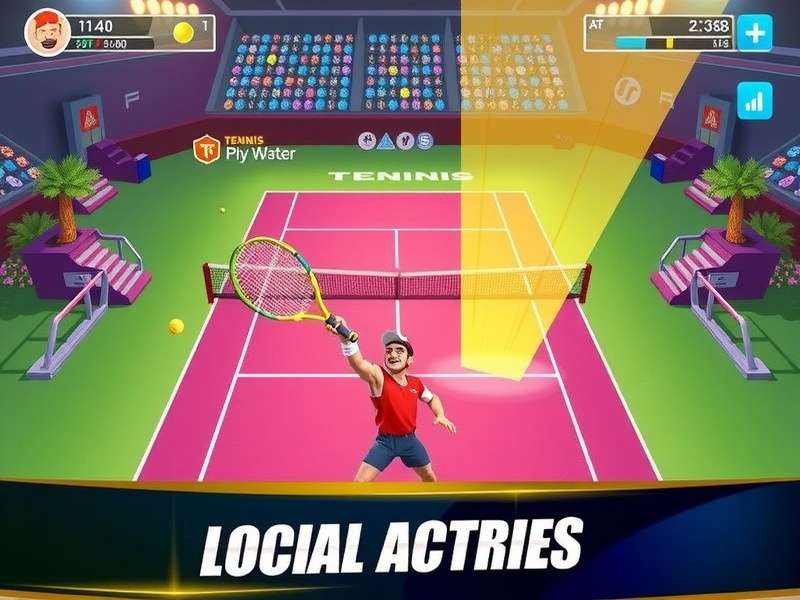 Tennis Clash Speed Master Gameplay Screenshot